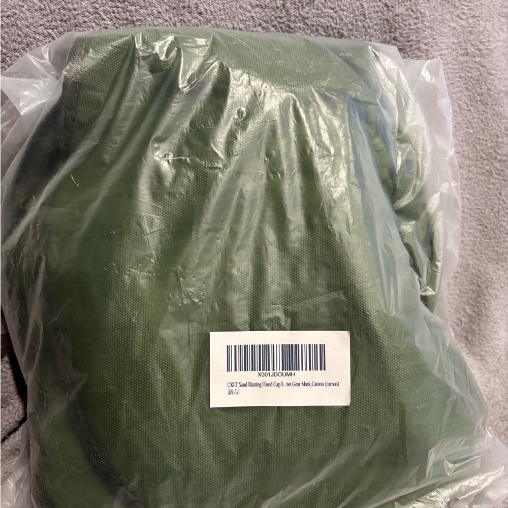 Sand Blasting Hood Cap, Canvas Shawl Sandblaster Protective Gear Mask Anti-dust - Picture 11 of 11